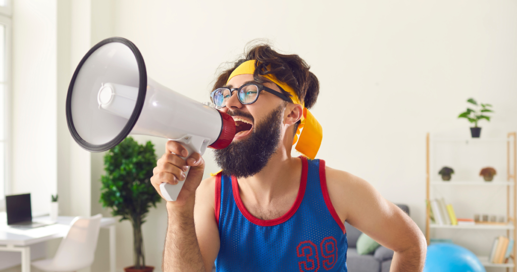 diffuser message megaphone