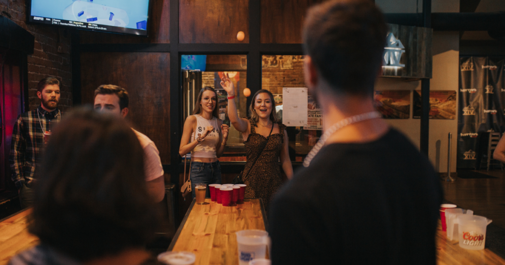 bière pong soirée étudiante