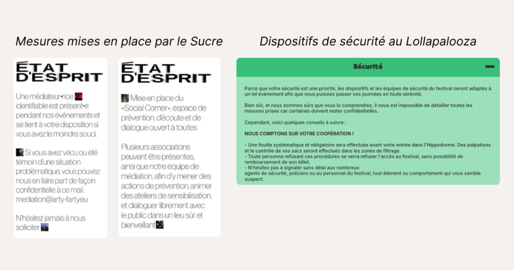 événements festifs