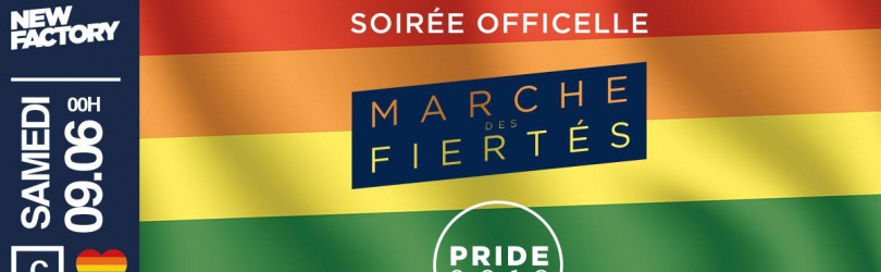 Pride 2018 - Soirée officielle • 9 juin • New Factory