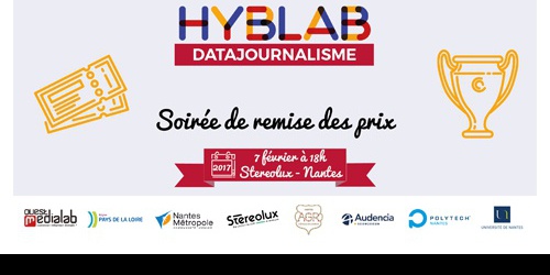 Soirée de remise des prix du HybLab datajournalisme