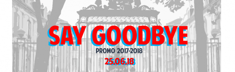 SAY GOODBYE - Le bal de promo des terminales 2017-2018
