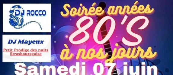 Soirée année 80's