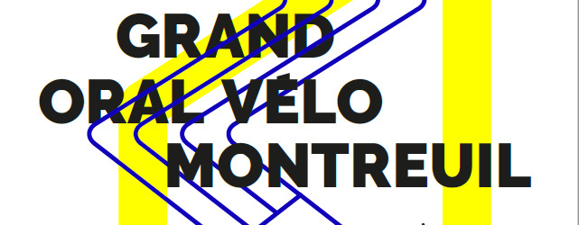 Municipales à Montreuil : le Grand Oral du Vélo !