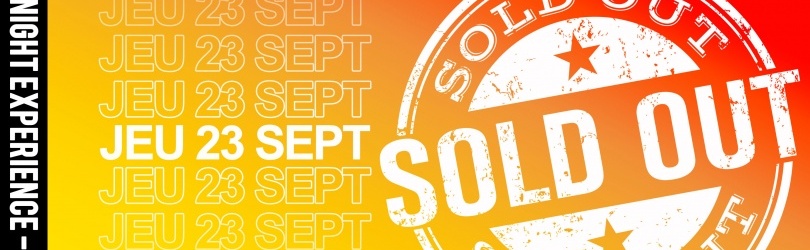 ZIP CLUB - JEU 23 SEPT  -> COMPLET / SOLD OUT