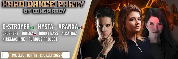 Hard Dance Party - Time Club - w/ Hysta, D-Stroyer, Aranxa & more