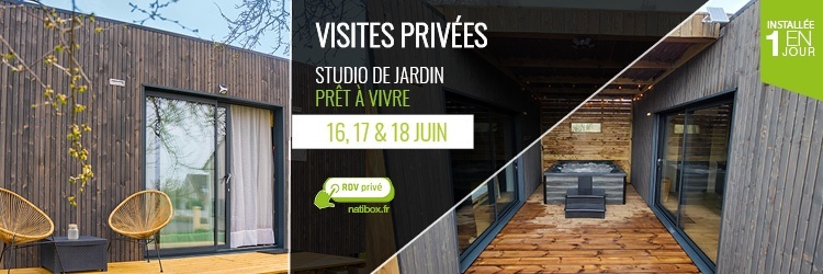 Natibox Chambéry - Portes Ouvertes Studio de Jardin