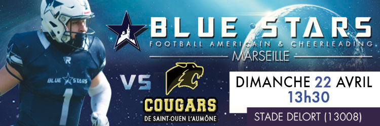 Blue Stars de Marseille - Cougars de St-Ouen-l'Aumone