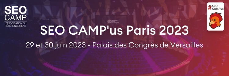 Replays SEO CAMP'us Paris 2023