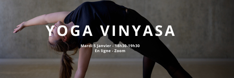 Yoga Vinyasa en ligne - S'ancrer pour 2021