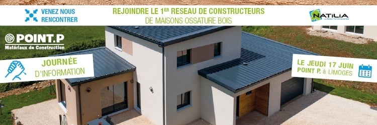 Journée d'information - 1er constructeur de maisons ossature bois en France - Limoges