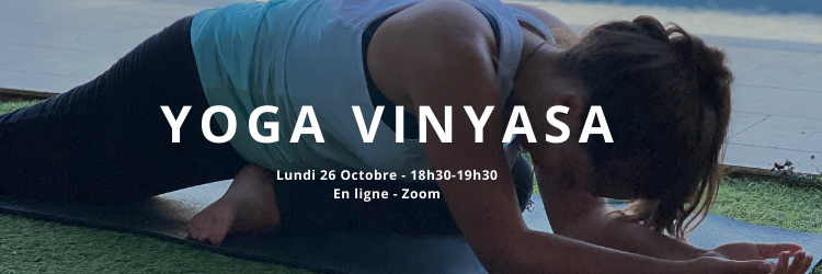 Cours de yoga vinyasa en ligne