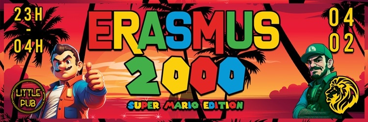 Erasmus 2000's SUPER MARIO Edition // Erasmus & International Students // LITTLE PUB