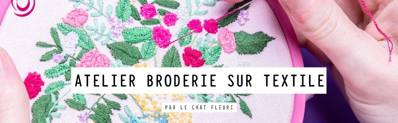 Atelier de broderie sur textile