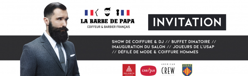Inauguration du Salon "La Barbe de Papa" à Claira