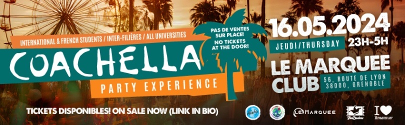 COACHELLA PARTY EXPERIENCE (INTERNATIONAL & FRENCH STUDENTS)