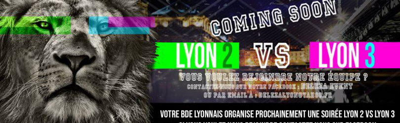 Lyon 2 vs Lyon 3 - Jeudi 26 Mars - @The Boat