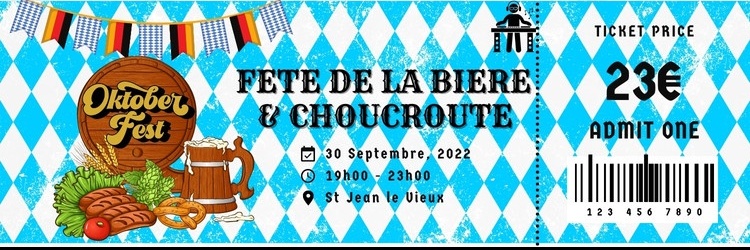 FETE DE LA BIERE & CHOUCROUTE - St Jean le Vieux