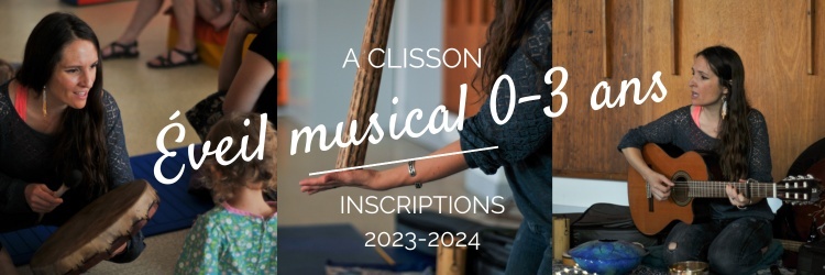 Atelier Eveil musical 0-3 ans à Clisson 25/05 [MENSUEL]