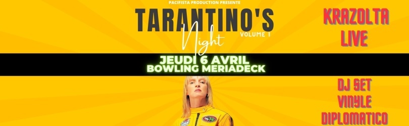 Tarantino's Night Vol.1 : Krazolta Live + Dj Set Vinyle Diplomatico