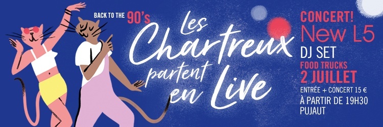 Les Chartreux partent en live