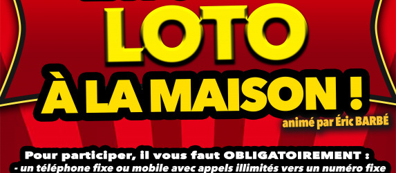 La Folie du Loto à la MAISON - Sam 28 MARS (21h) !