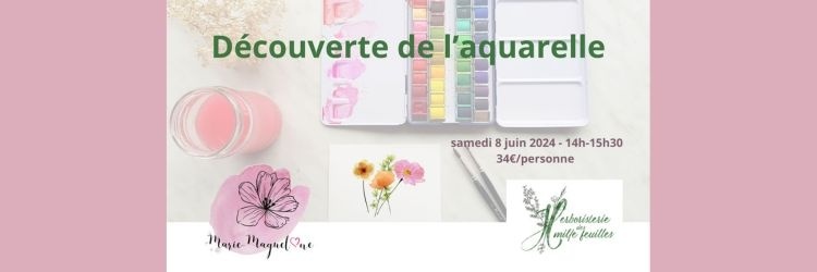 Atelier découverte de l'aquarelle