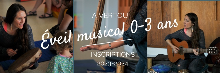 Eveil musical 0-3 ans à Vertou - Groupe 2 [ANNUEL]