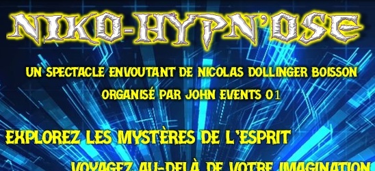 Niko-Hypn'ose : Spectacle d'hypnose