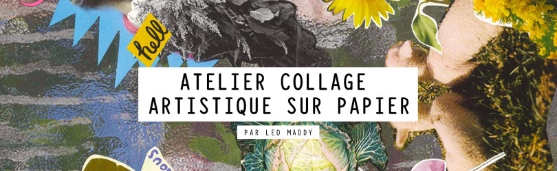 Atelier de collage artistique sur papier