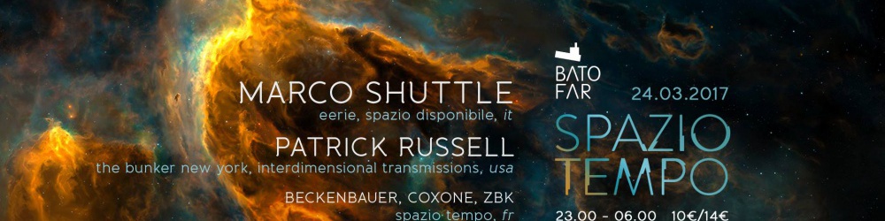 Spazio Tempo : Marco Shuttle, Patrick Russell
