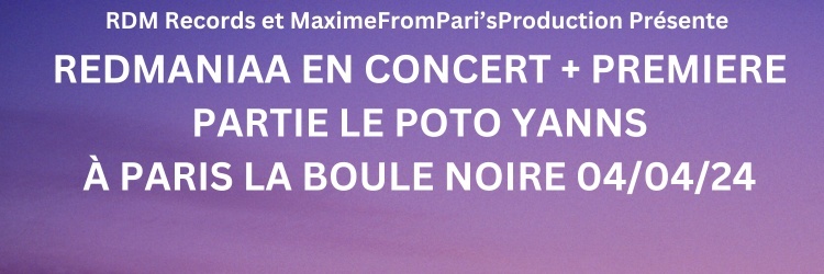 RedManiaa en concert à Paris La Boule Noire