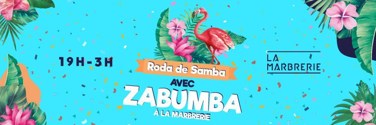 Roda de Samba avec Zabumba à La Marbrerie // Brazil Party !