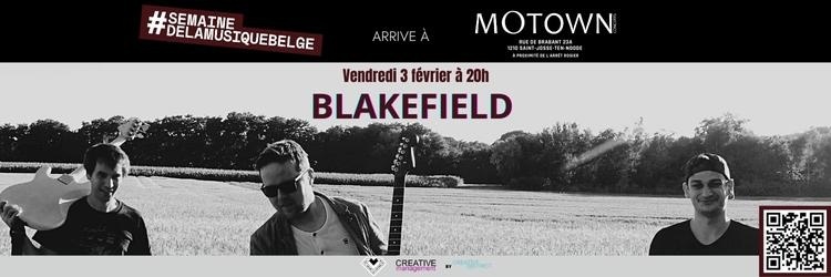 mOtown présente : BLAKEFIELD pour la Semaine de la Musique Belge