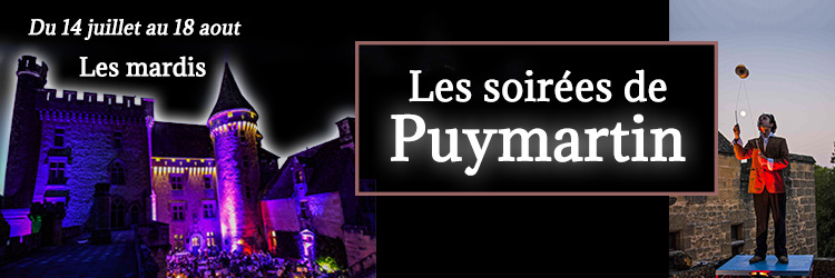 Les soirées de Puymartin : 18 août